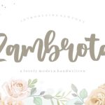 Zambrota Font Poster 1