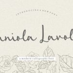 Zaniola Lavolce Font Poster 1