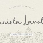 Zaniola Lavolce Font Poster 1