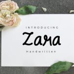 Zara Font Poster 1