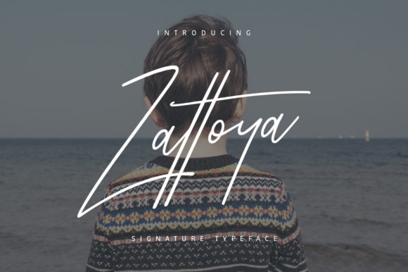 Zattoya Font Poster 1