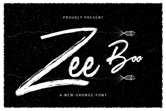 Zee Boo Font Poster 1