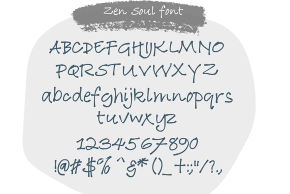 Zen Soul Font Poster 9