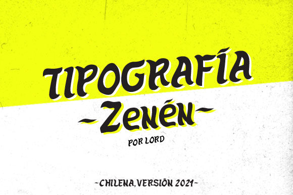 Zenen Font Poster 1