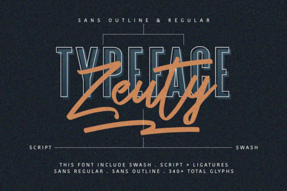 Zeuty Font Poster 7