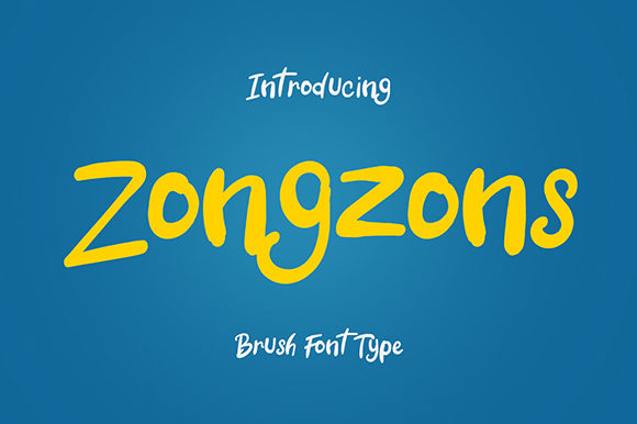 Zongzons Font Poster 1