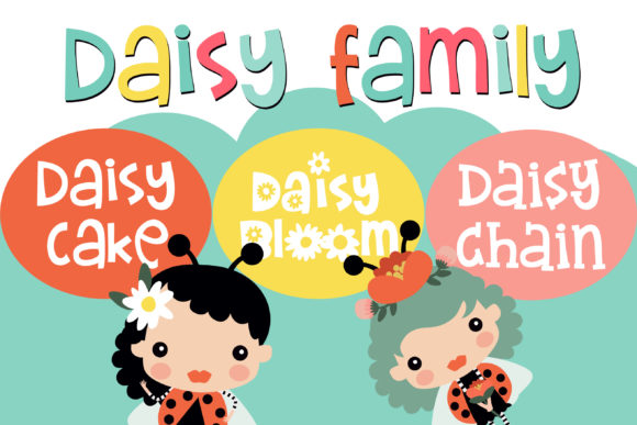 ZP Daisy Family Font Poster 1