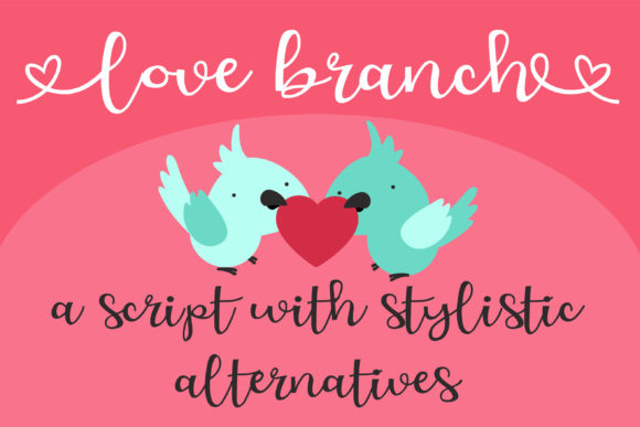 ZP Love Branch Font Poster 1