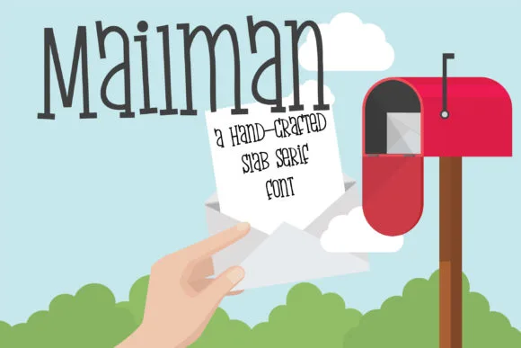 ZP Mailman Font ZP Mailman Font Poster 1