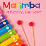 ZP Marimba Font Poster 1