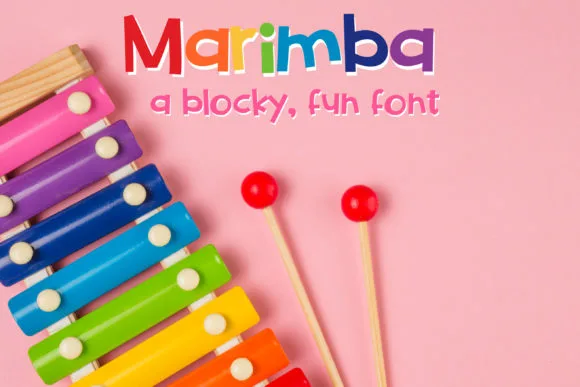 ZP Marimba Font ZP Marimba Font Poster 1