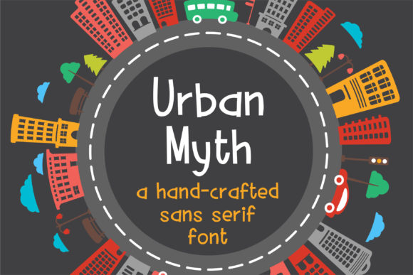 ZP Urban Myth Font Poster 1