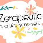 ZP Zerapeutic Font Poster 1