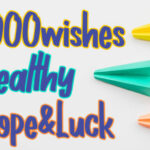1000 Wishes Origami Font Poster 2