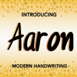 Aaron Font Poster 1