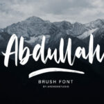 Abdullah Font Poster 1