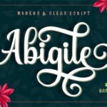 Abigile Font Poster 1