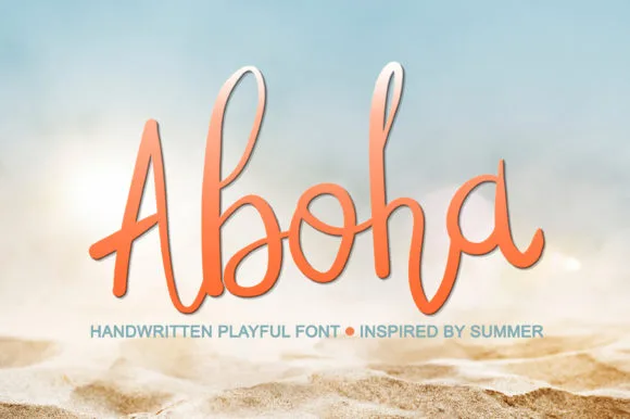 Aboha Font Aboha Font Poster 1