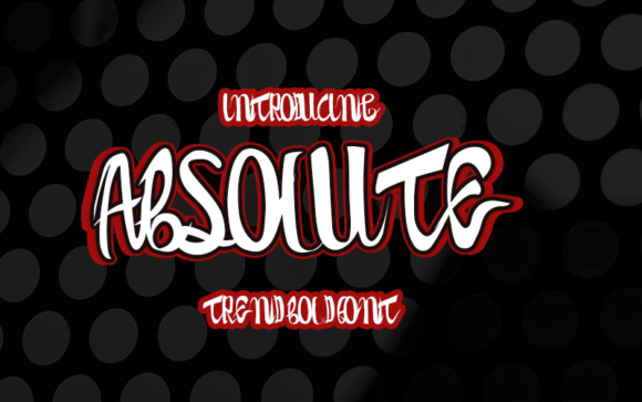 Absolute Font Poster 1