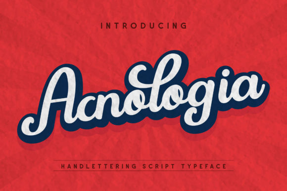Acnologia Font Poster 1