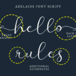 Adelaide Font Poster 2
