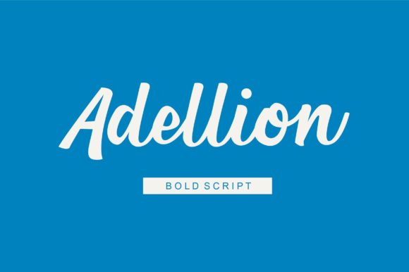 Adellion Font Poster 1