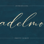 Adelmo Font Poster 1