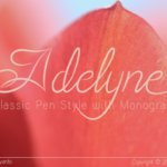 Adelyne Font Poster 1