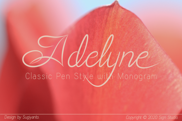 Adelyne Font Poster 1