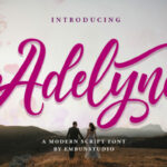 Adelyne Font Poster 1