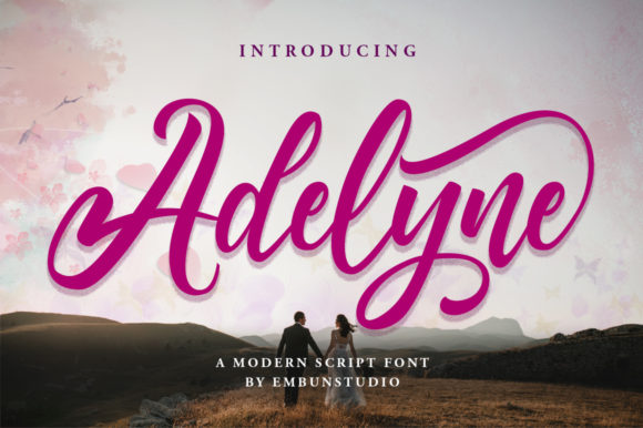 Adelyne Font Poster 1