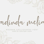Adinda Melia Font Poster 1