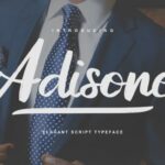 Adisone Font Poster 1