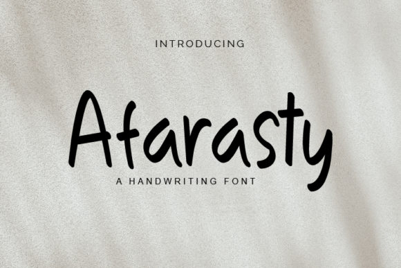 Afrasty Font Poster 1