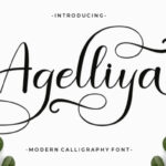 Agelliya Font Poster 1