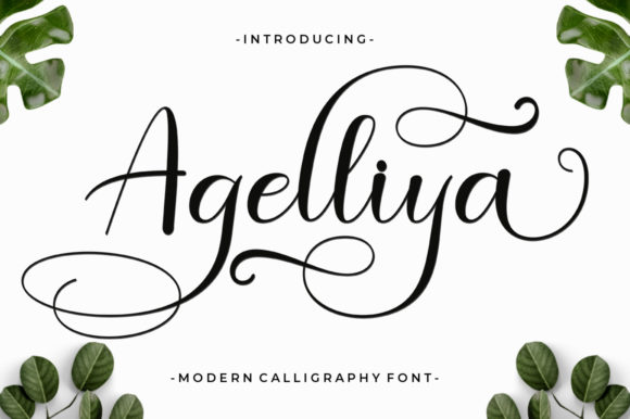 Agelliya Font Poster 1