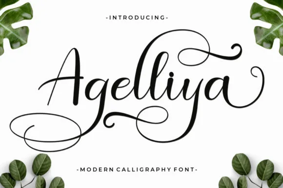 Agelliya Font Agelliya Font Poster 1