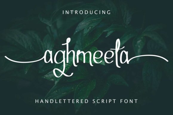 Aghmeeta Font Poster 1