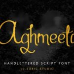 Aghmeeta Font Poster 2