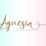 Agnesia Font Poster 1