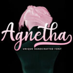 Agnetha Font Poster 1