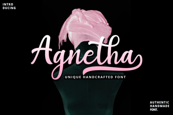 Agnetha Font Poster 1