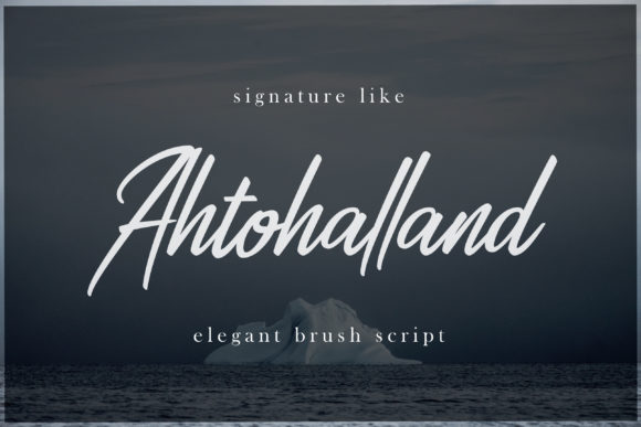 Ahtohalland Font Poster 1