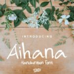 Aihana Handwritten Font Poster 1