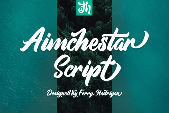 Aimchestar Script Font Poster 1