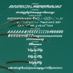 Aimchestar Script Font Poster 9