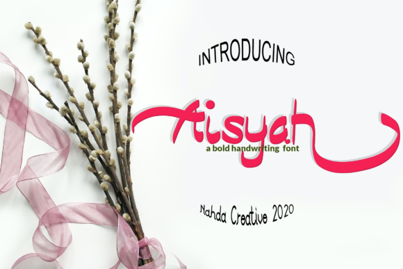 Aisyah Font Poster 1