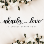 Akalea Love Font Poster 1