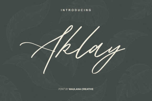 Aklay Font