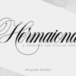 AL Hermaiona Font Poster 1